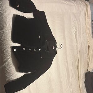 No Boundaries Black Blazer Tailored Suit Jacket